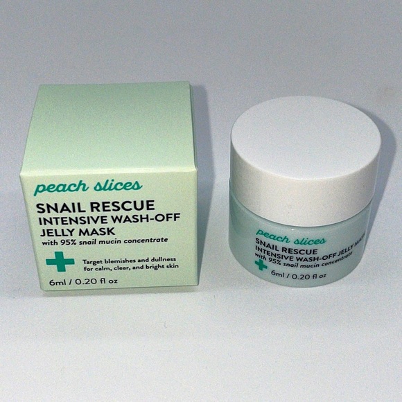 Peach Slices Snail Rescue Intensive Wash-Off Jelly Mask - Picture 1 of 8